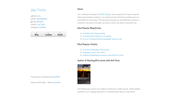 Desktop Screenshot of jayfields.com